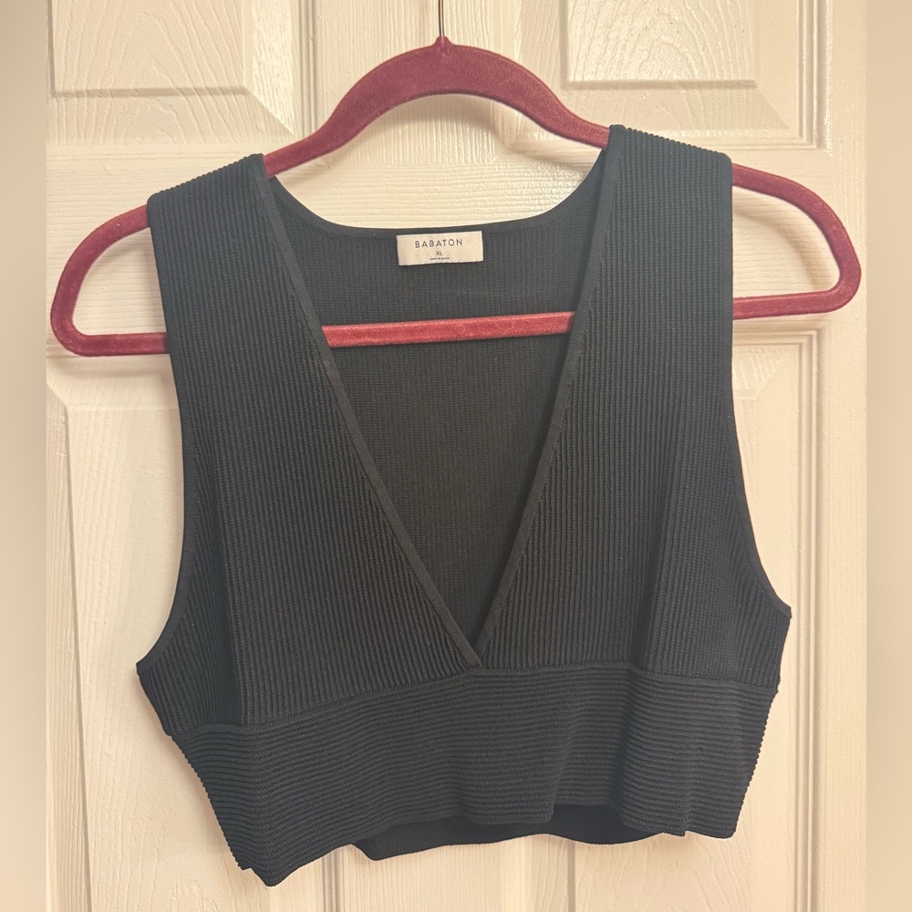 Babaton Black Knit Top